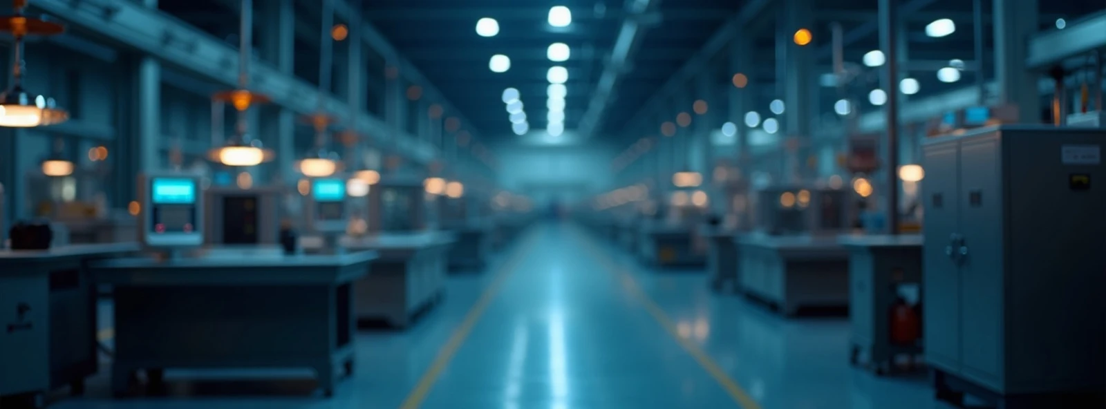 DR.秤現代化工廠內部精密電子秤與度量衡設備全景